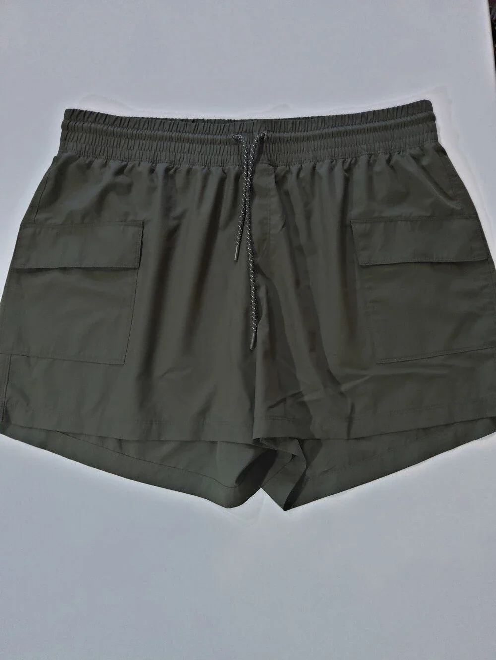 Old Navy Cargo‎ Shorts Mens Size 2X Olive Green Lightweight Performance Stretch